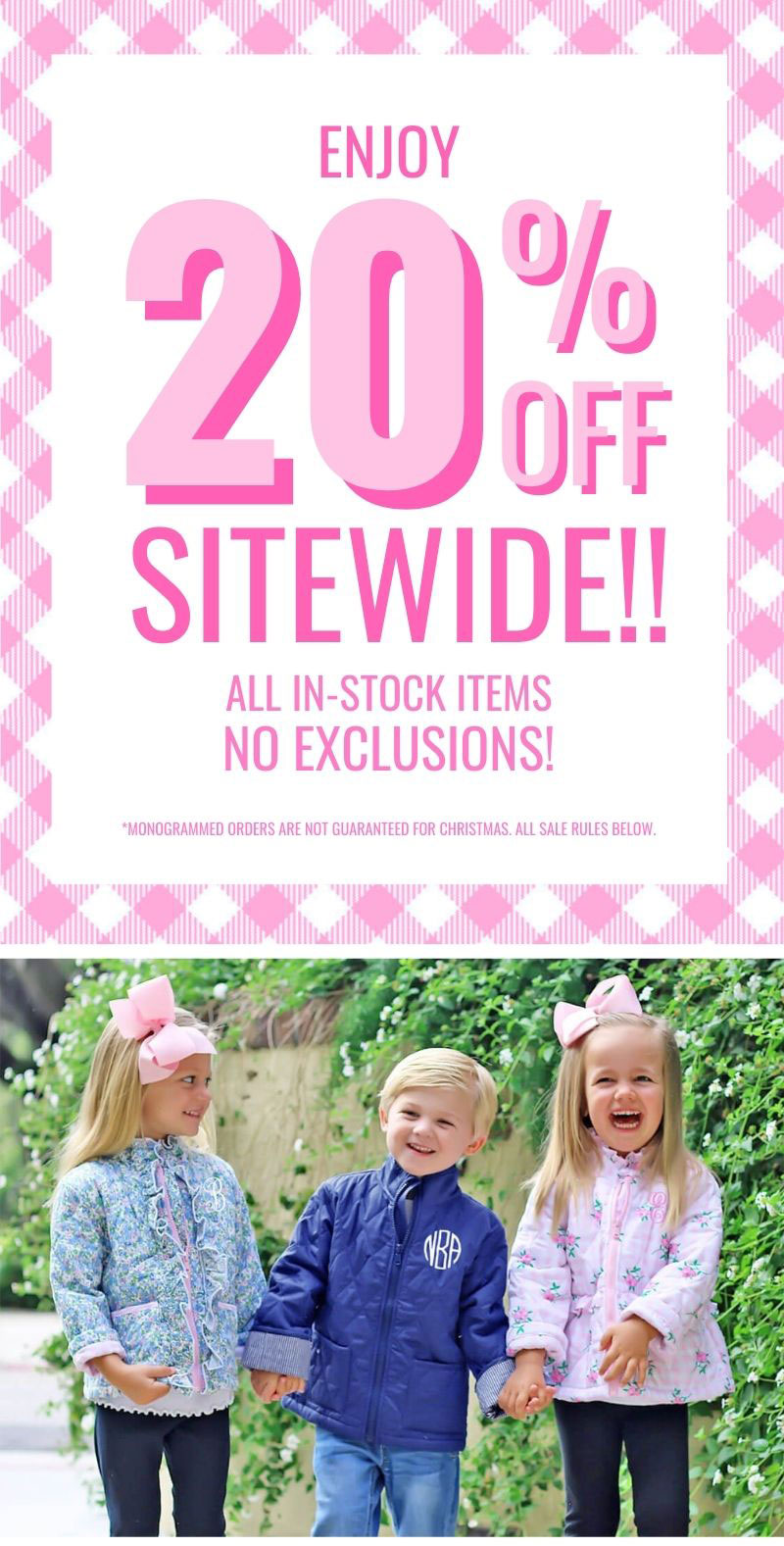 20% Off Everything Starts Now! 💕 - Smocked Auctions