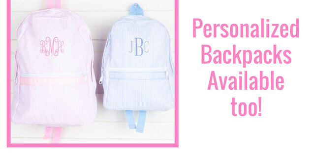 Personalized Backpacks Available too! 