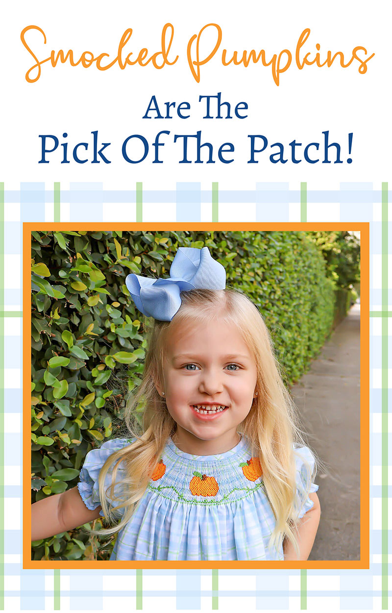 Smocked Pumpkins Are The Pick Of The Patch!