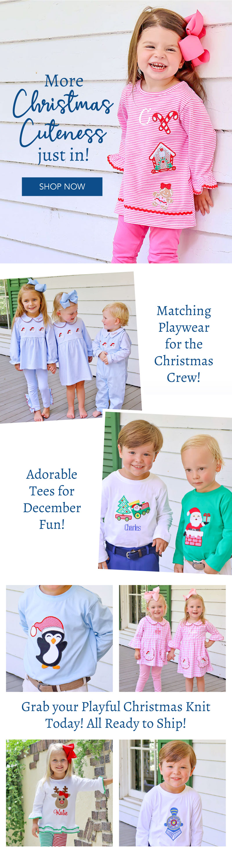 Shop Christmas Playwear!