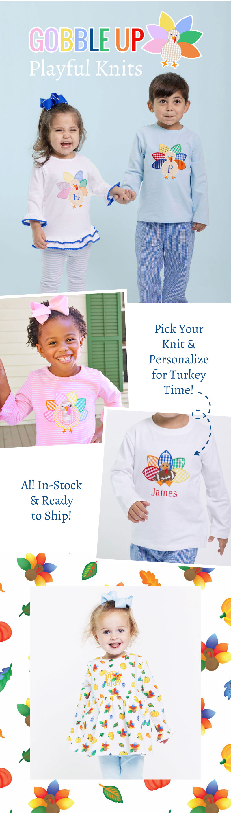 Gobble up thanksgiving playwear!