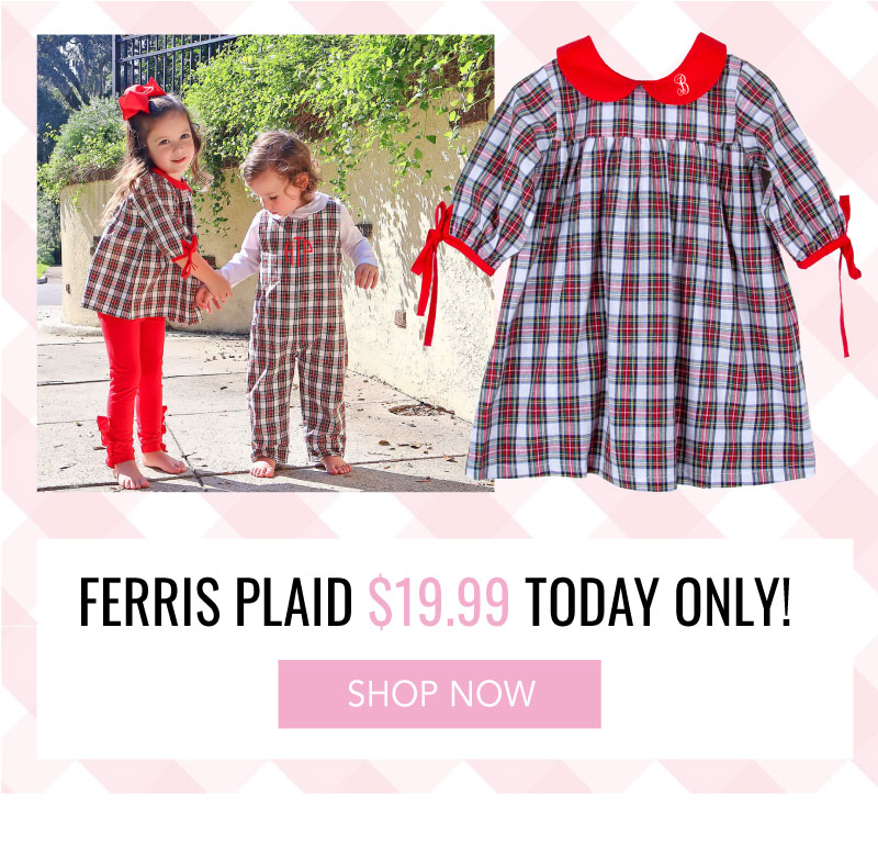 Ferris Plaid $19.99 Today Only!