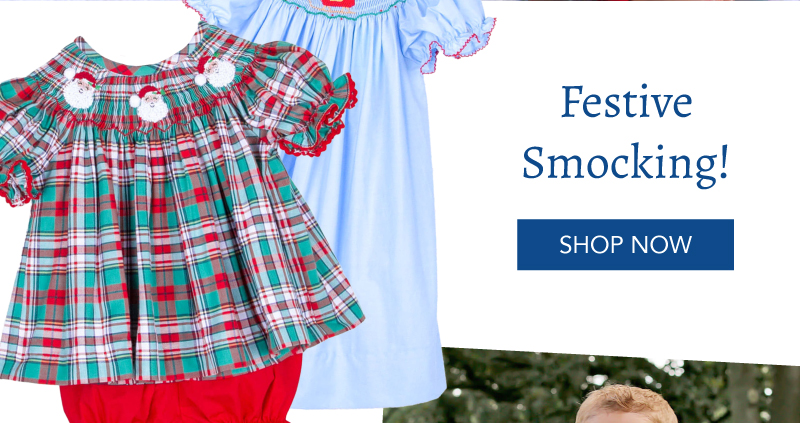 Festive Smocking! Shop Now