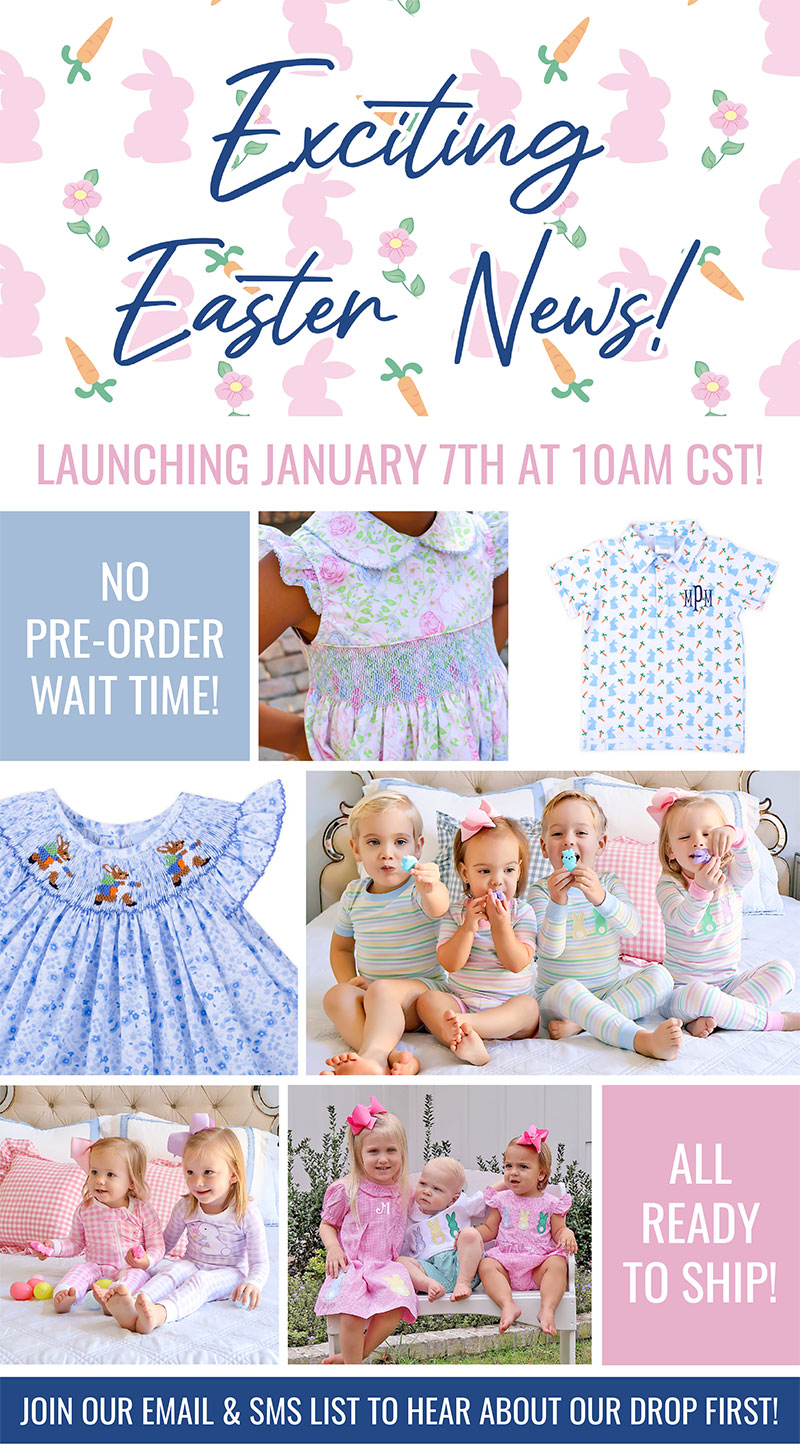 Exciting Easter News! Launching January 7th at 10am CST!