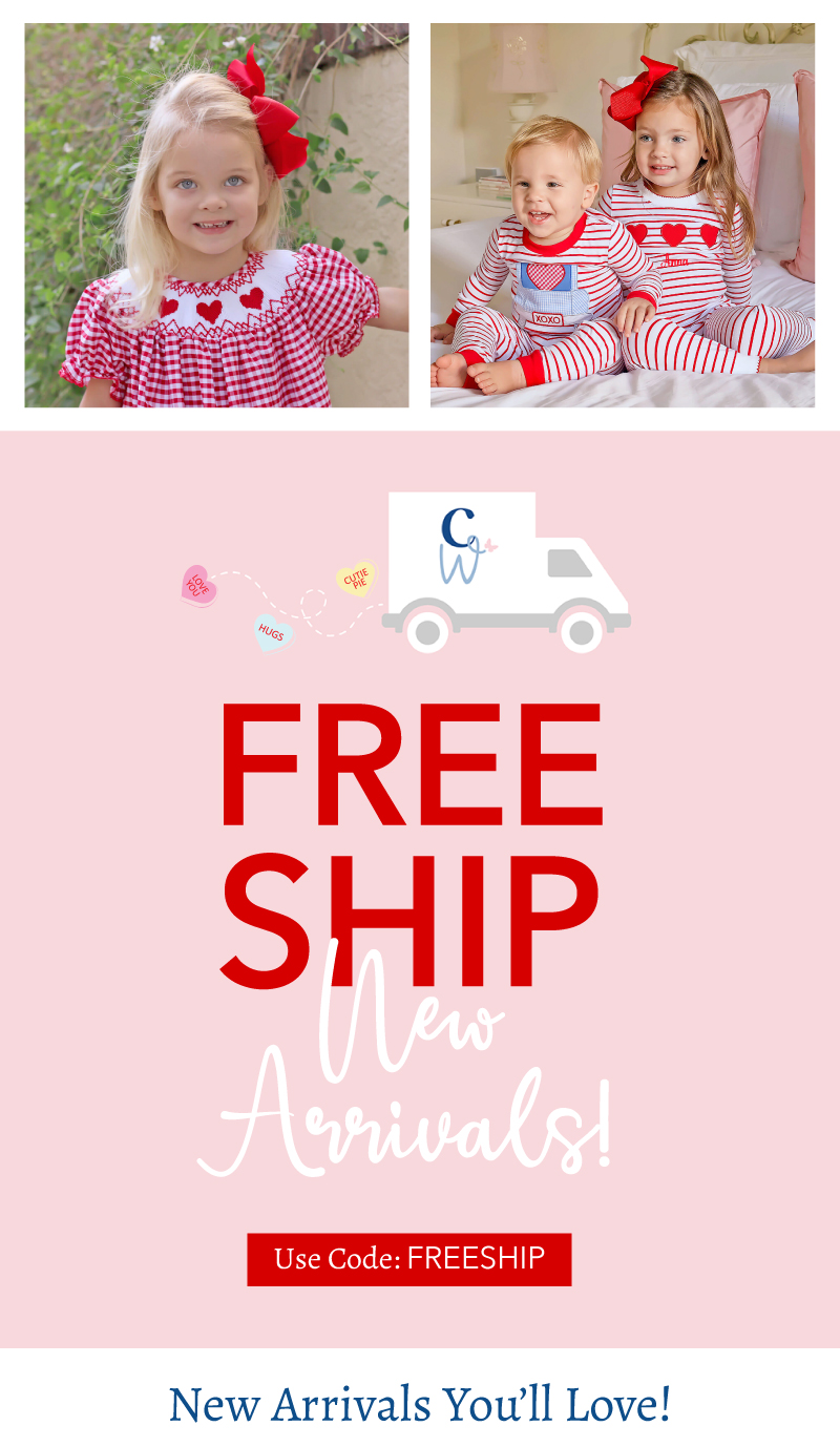 Free Ship on New Arrivals! Shop Now