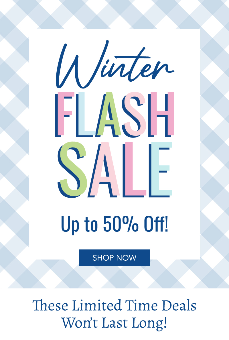 Winter Flash Sale! Up to 50% Off