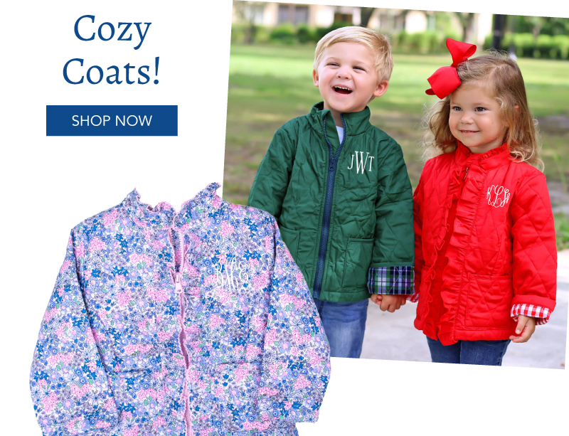 Cozy Coats! Shop Now 