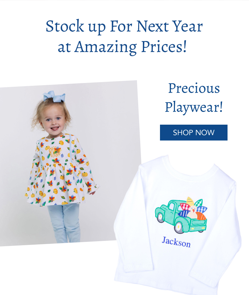 Precious Playwear! Shop Now