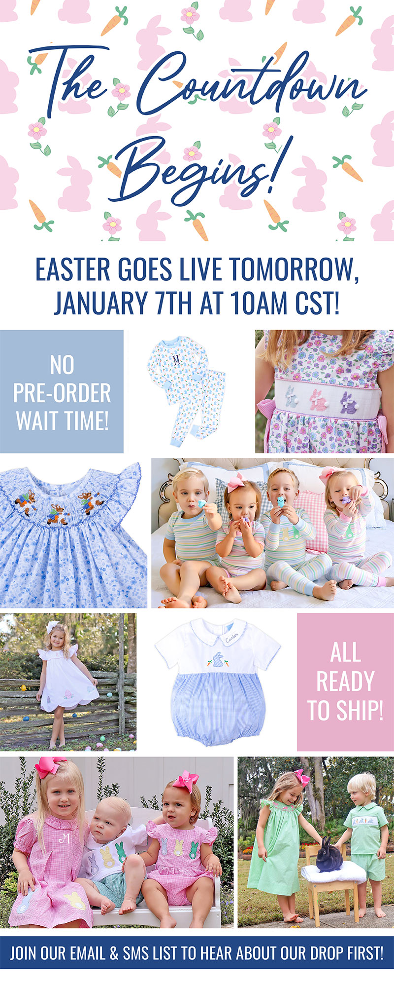 The Countdown Begins! Easter Goes Live Tomorrow, January 7th At 10am CST!