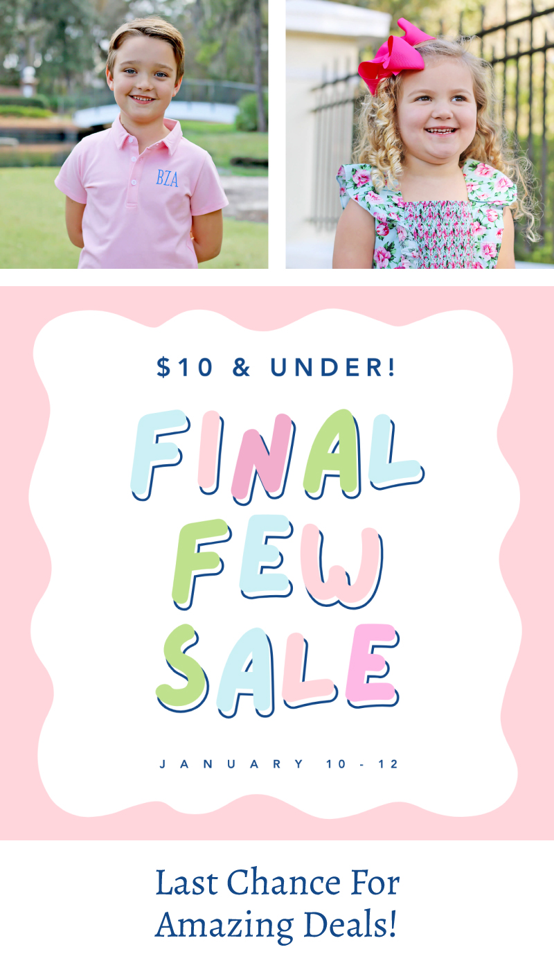 Final Few Sale! Last Chance For Amazing Deals!