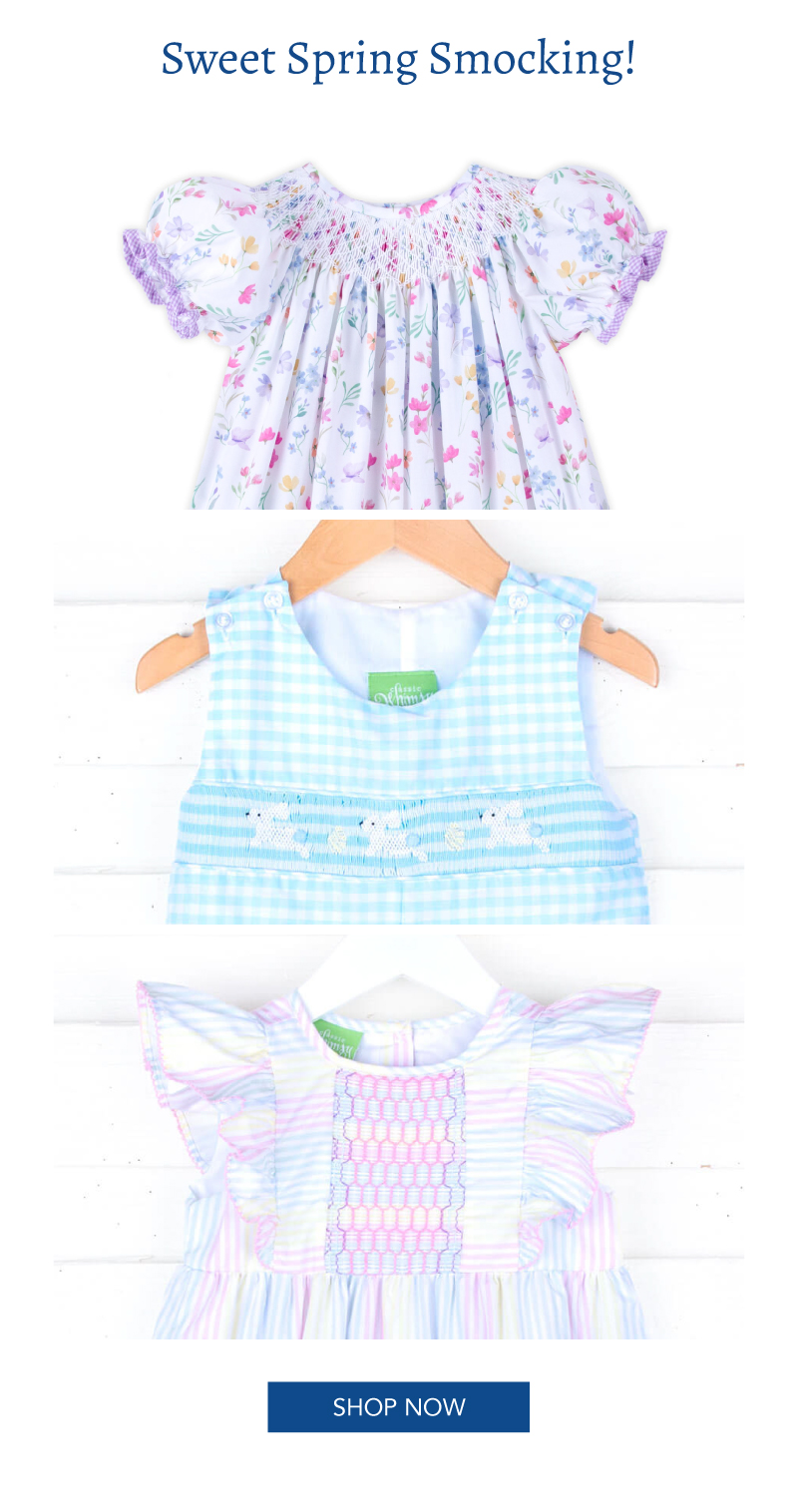 Sweet Spring Smocking! Shop Now