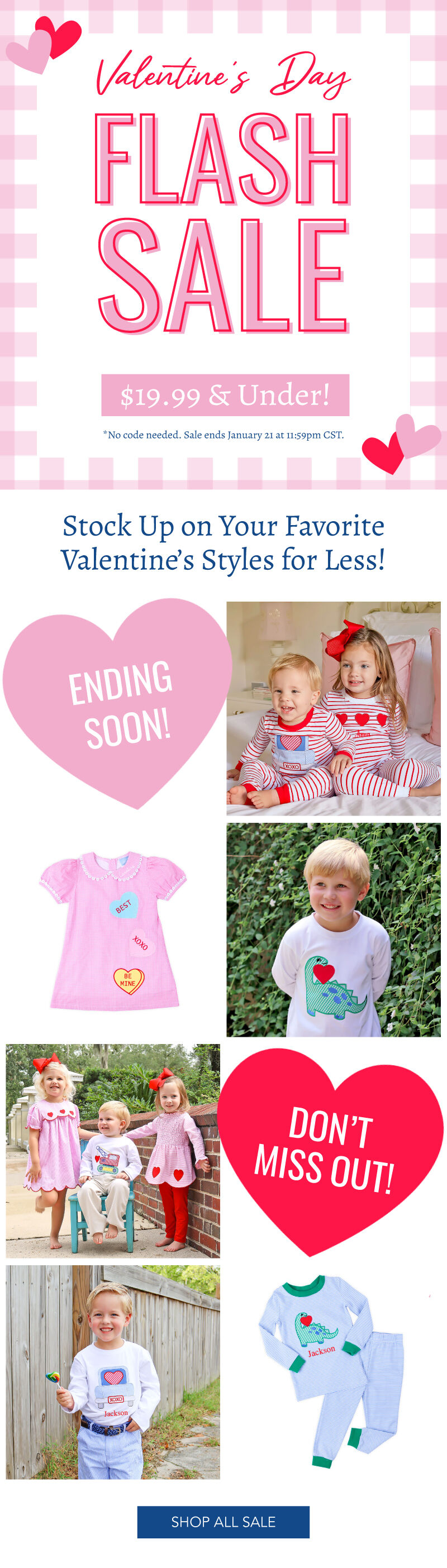 $19.99 & Under! Valentine's Flash Sale