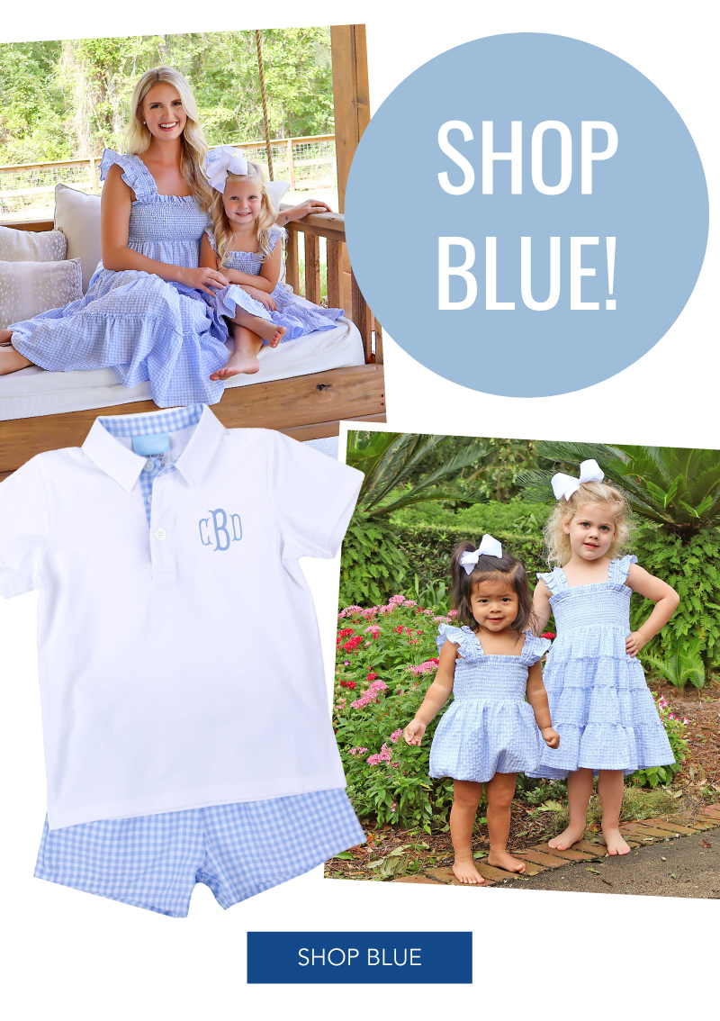 Shop Blue! Shop Now