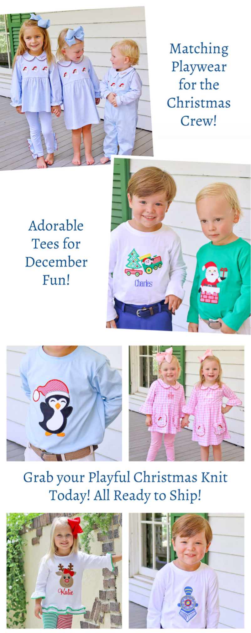 Shop Christmas Playwear!